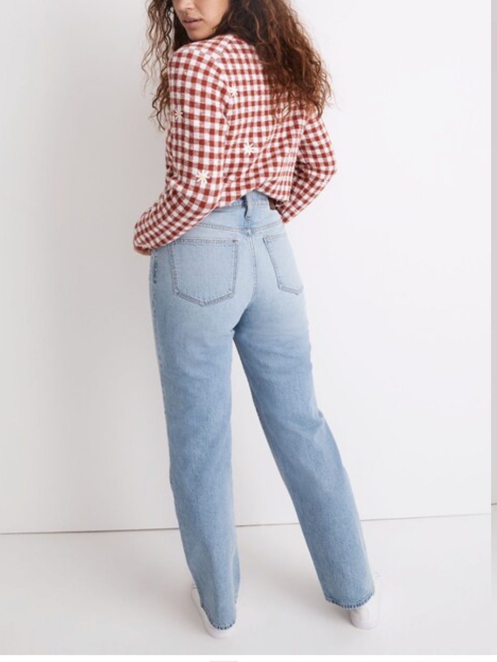Madewell Slim Wide-Leg Full-Length Jeans - Picture 4 of 11